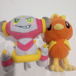 Pokemon Torchic 8”/ Hoopa 2017 Plush Orange Bird Stuffed Toy